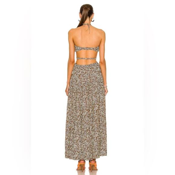 NWT MSRP $445 Jonathan Simkhai Laurel Maxi Dress sz XS - Picture 3 of 4